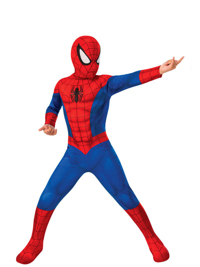 Red Blue Spider Man Digital Print Jumpsuit Costume Kids Marvel