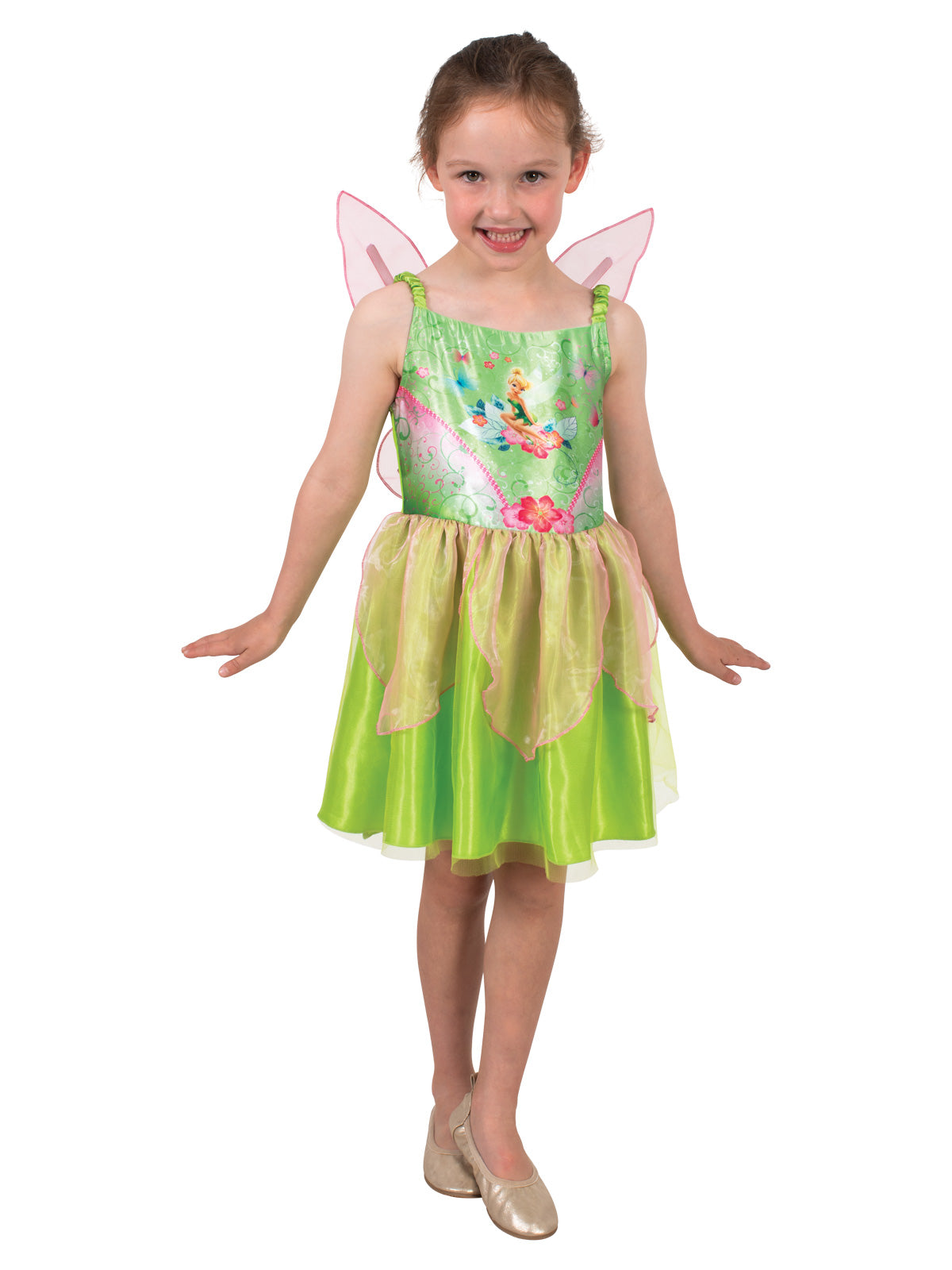 Tinker Bell ballerina costume for kids, perfect for imaginative play and dress up fun at home.