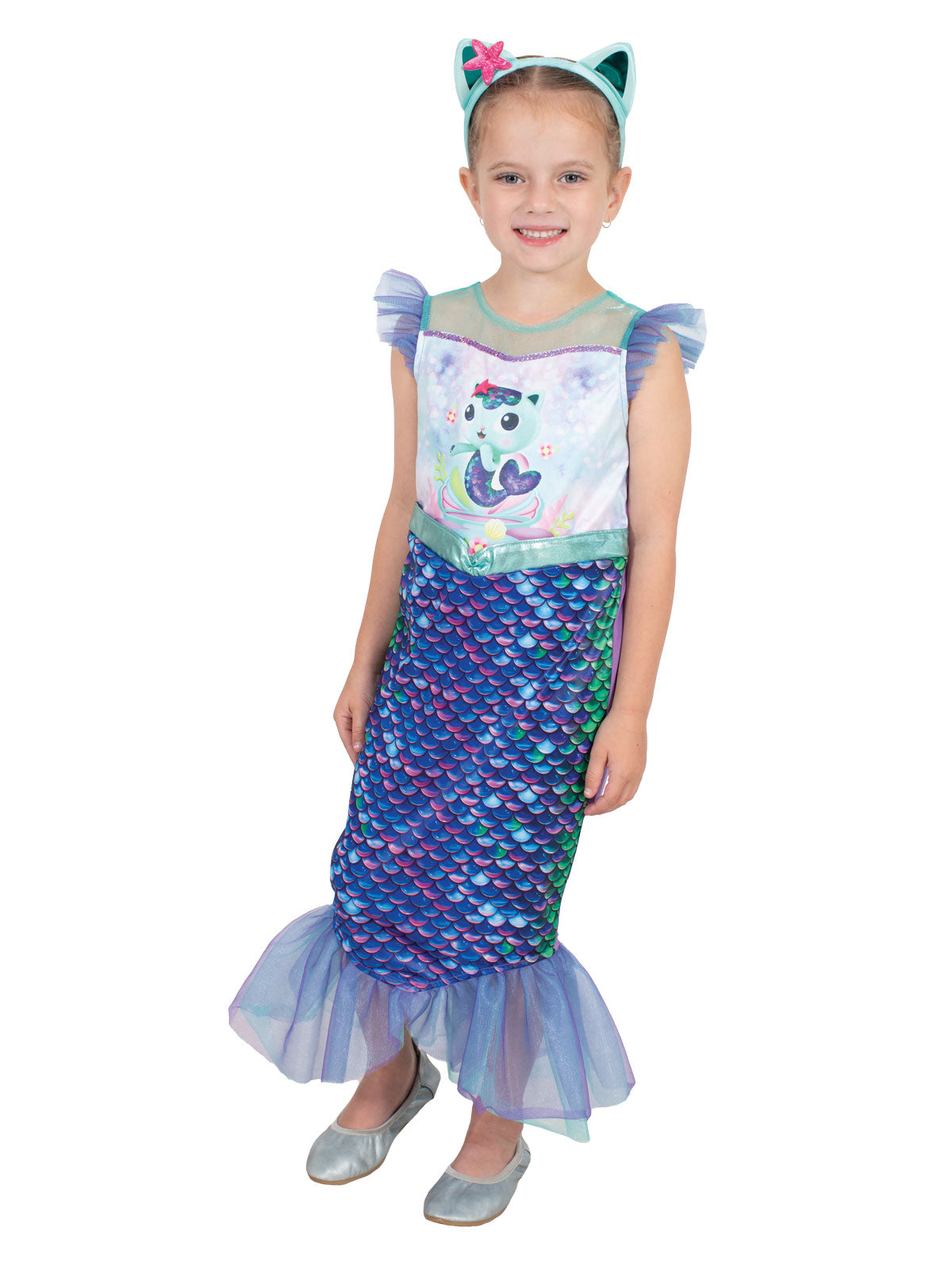 MERCAT MERMAID COSTUME - GABBY'S DOLLHOUSE CHILD