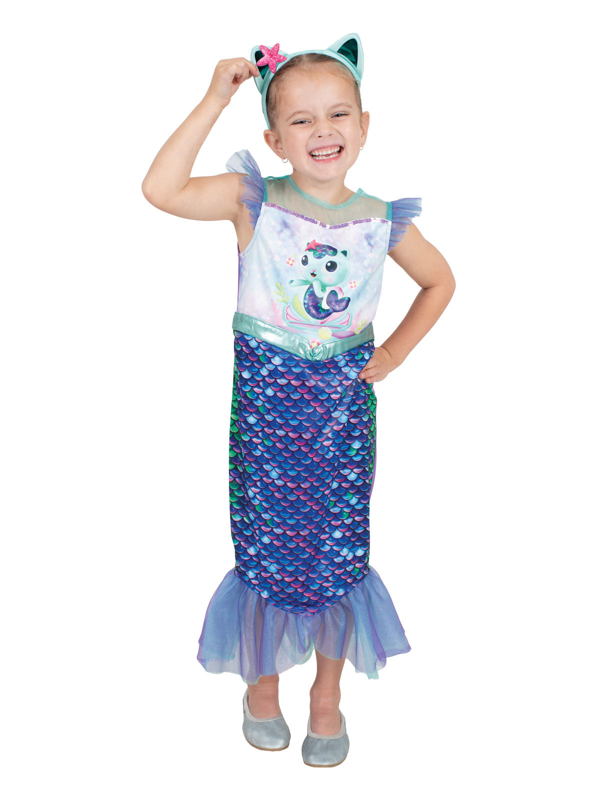 MERCAT MERMAID COSTUME - GABBY'S DOLLHOUSE CHILD