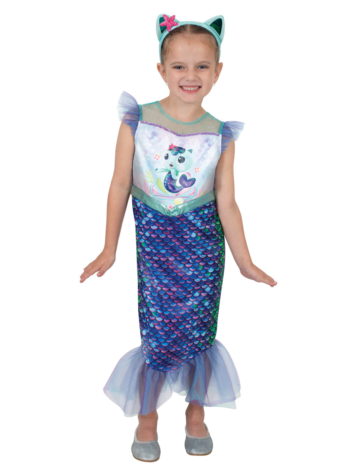 MERCAT MERMAID COSTUME - GABBY'S DOLLHOUSE CHILD