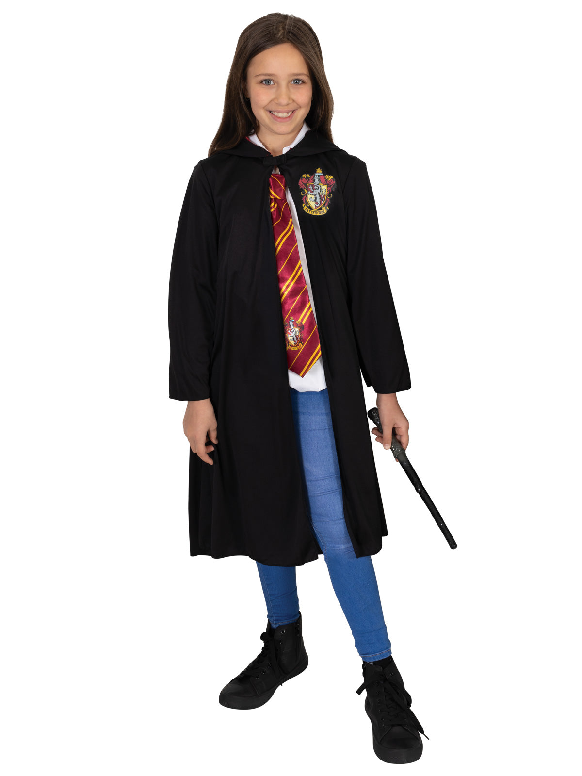 Black Gryffindor Harry Potter Robe with Wand | Kids Costume
