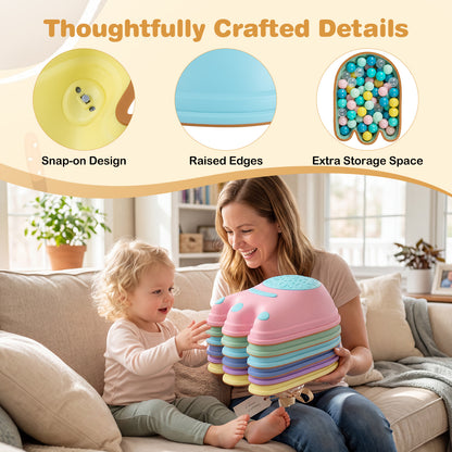 6-Piece Multi-Color Monster Stepping Stones | Kids Balance Toy