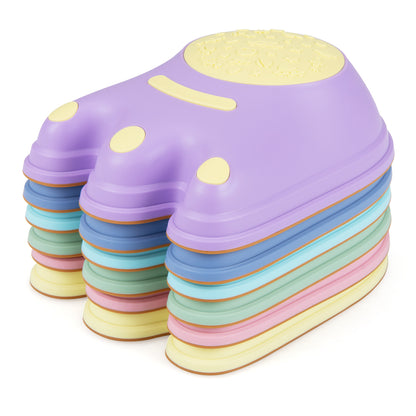 6-Piece Multi-Color Monster Stepping Stones | Kids Balance Toy