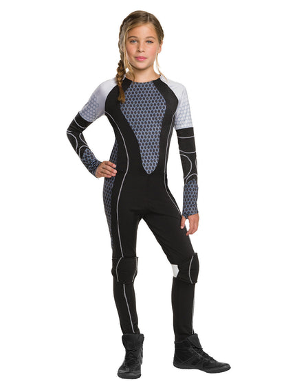 Katniss Everdeen kids costume jumpsuit from The Hunger Games, officially licensed for playtime fun.