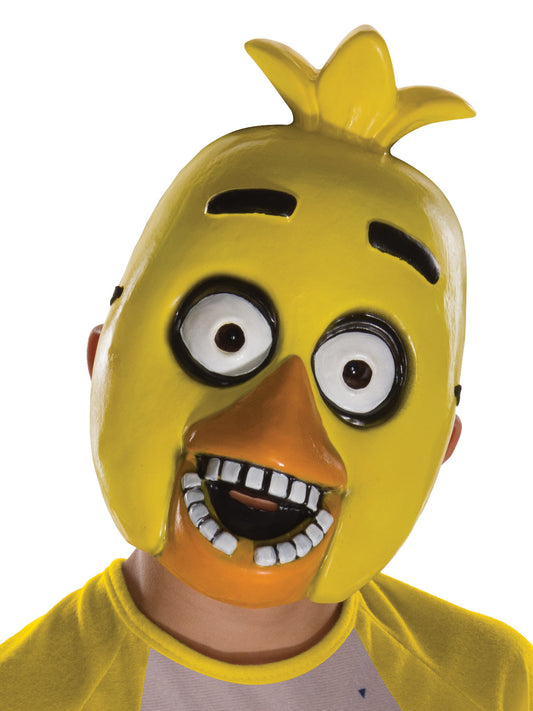 Five Nights at Freddys Chica Teen Costume - Official FNAF for kids Halloween dress-up.