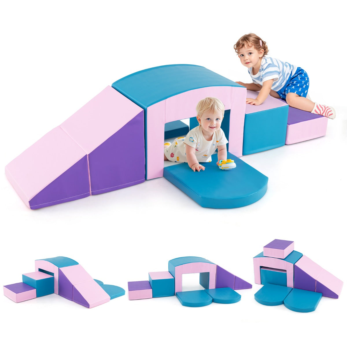 Foam Climbing Blocks | Colorful 6-Piece Set for Toddlers