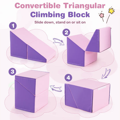 Foam Climbing Blocks | Colorful 6-Piece Set for Toddlers