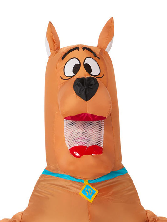 Inflatable Scooby-Doo kids costume - fun, licensed character outfit perfect for home dress-up.