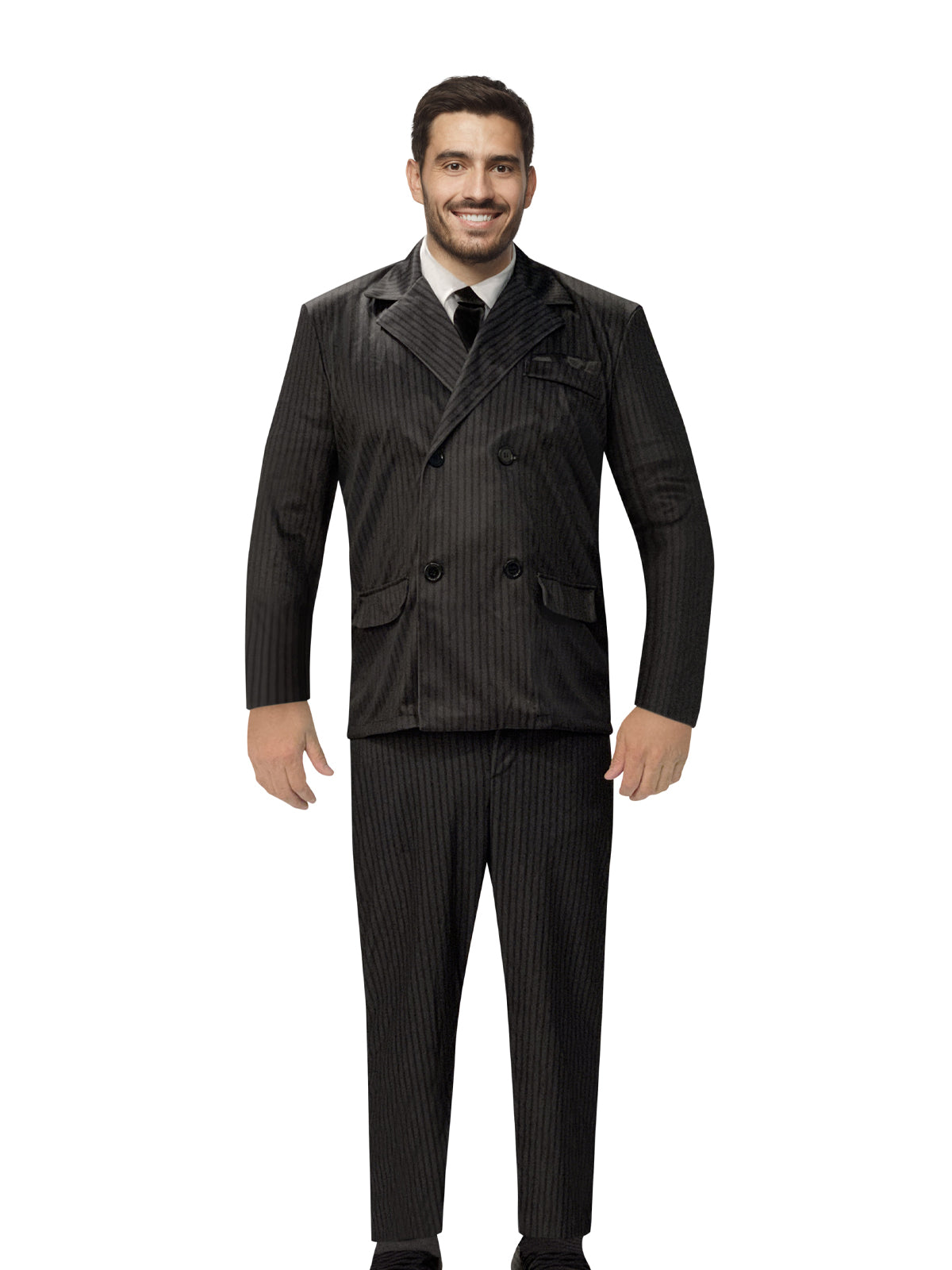 Gomez costume for adults from Addams Family, ideal for spooky, fun Halloween parties.