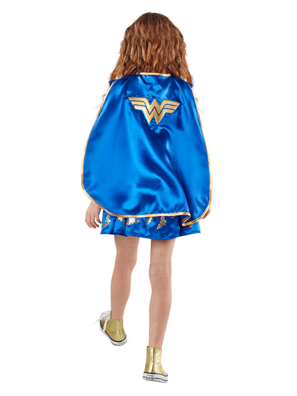 Wonder Woman Premium Red Blue Gold Costume for Kids | Superhero