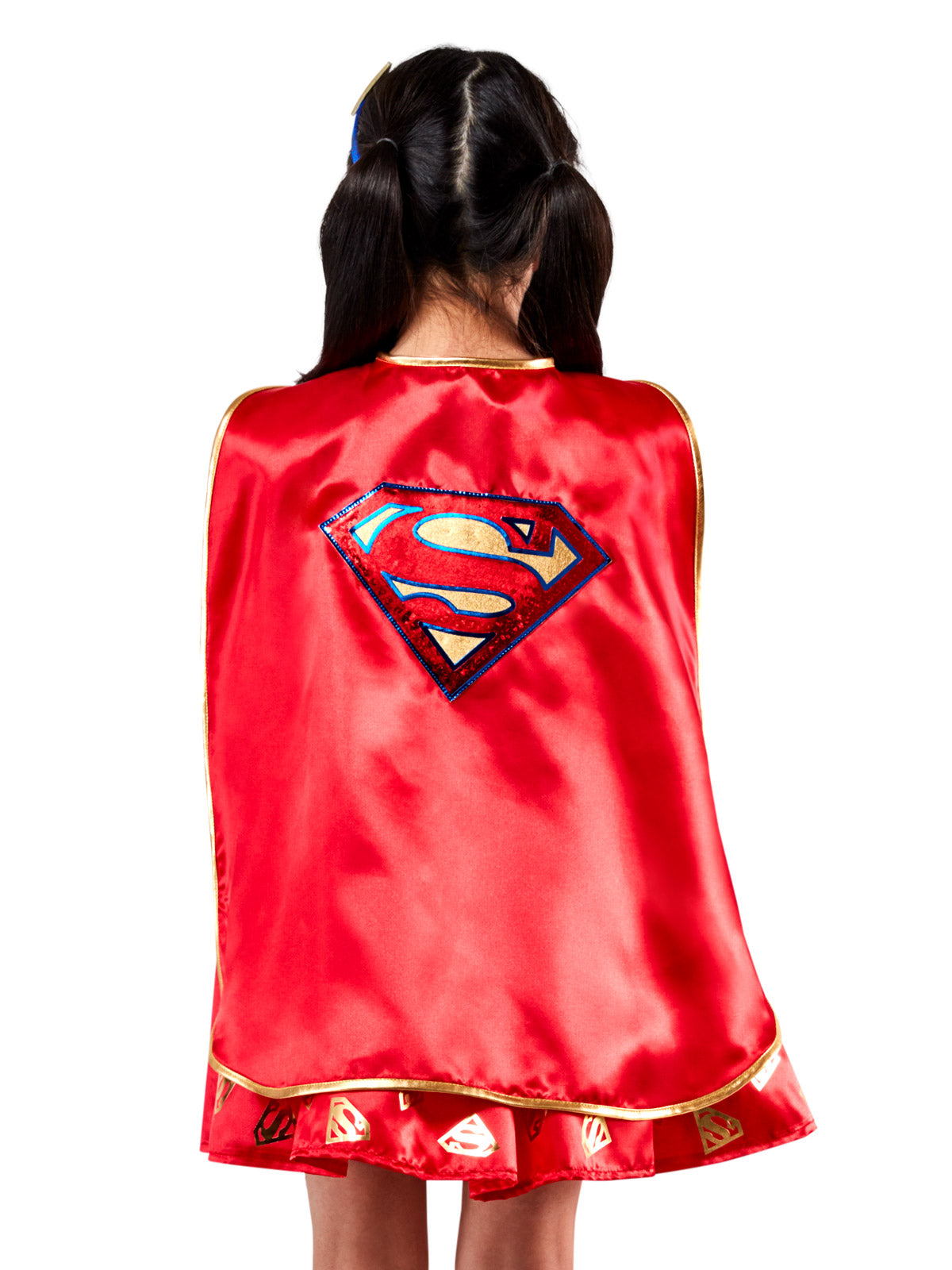 Supergirl Premium Tutu Costume | Red Blue Gold Sequined Dress