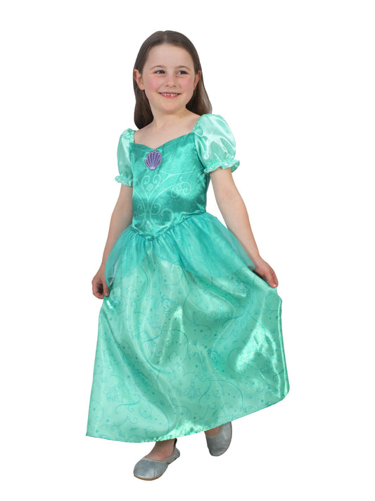 Dazzling Disney Ariel Mermaid Costume with intricate filigree detailing for kids imaginative play.