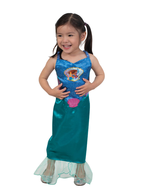 Disney Ariel Mermaid Costume for Toddlers. Little Mermaid dress for imaginative play at home.