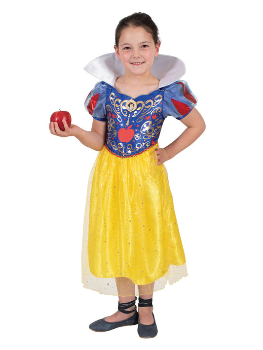 Disney Princess Snow White costume for kids, perfect for dress-up and imaginative play at home.