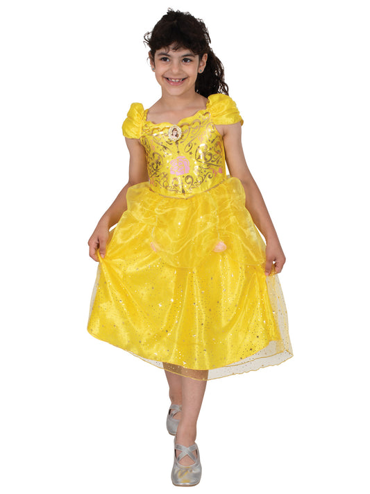 Disney Belle Princess Costume | Deluxe sparkles for girls imaginative play and dress-up fun.