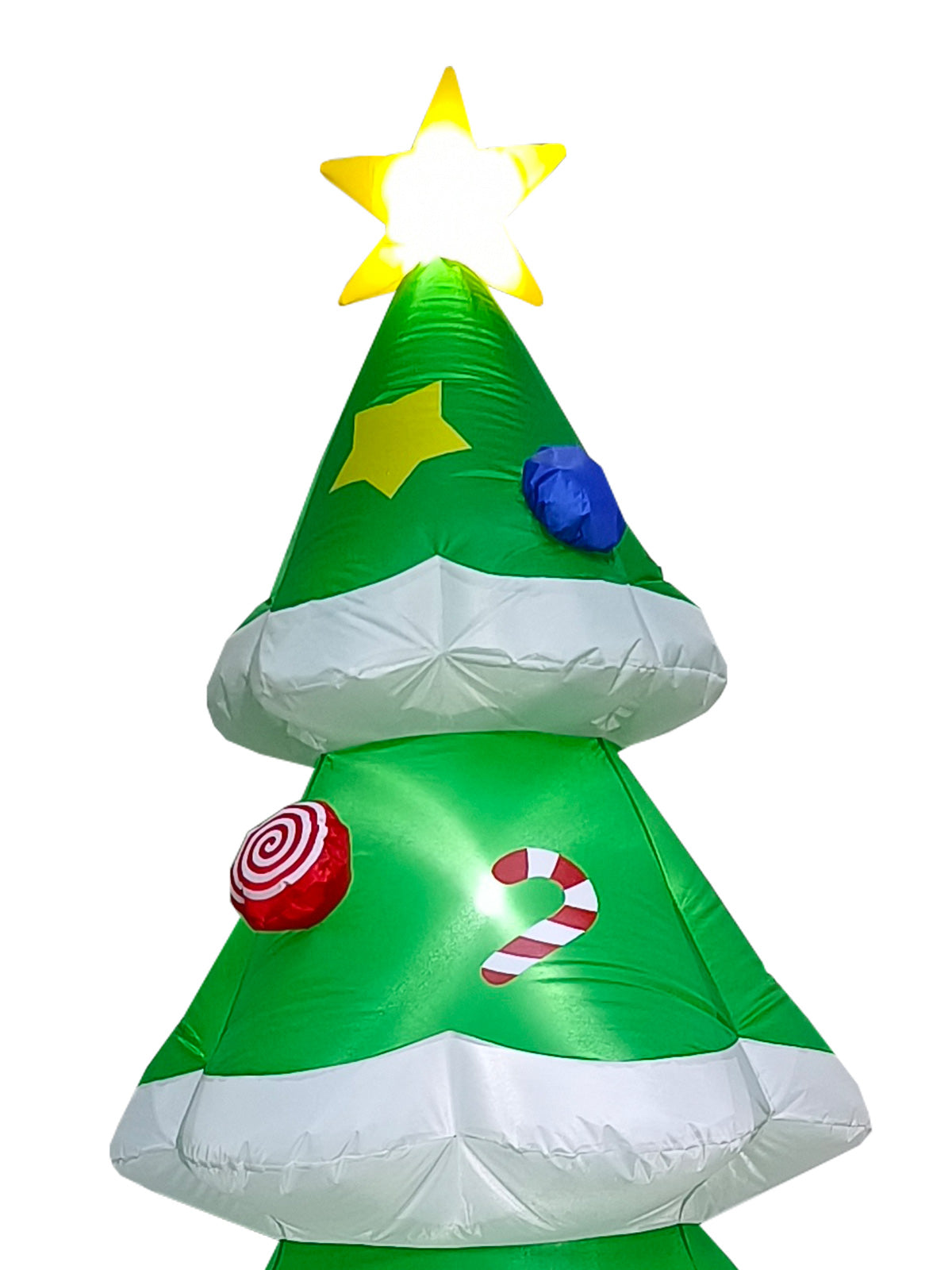 8 Ft Christmas Tree Inflatable w/ LED Lights for festive home decor, kids delight