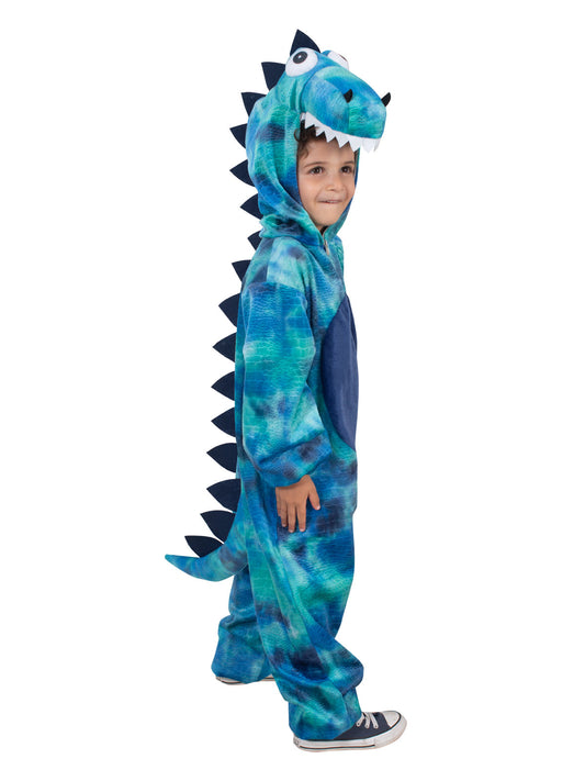 ROARIN' REX BLUE DINOSAUR COSTUME CHILD