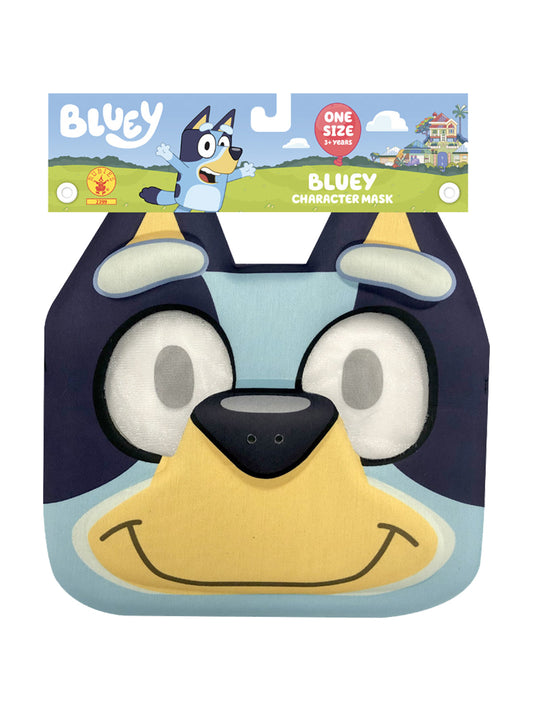 Bluey Family Masks Set | 4 playful character masks for kids imaginative dress-up fun at home.