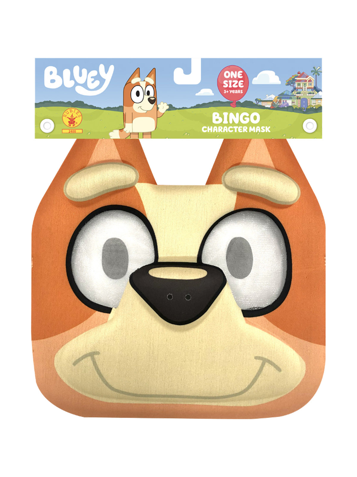 Bluey Family Masks Set for imaginative dress-up play | 4 character masks included