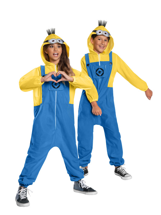 Despicable Me Minion Costume Jumpsuit for Kids - Licensed outfit for playful at-home adventures.