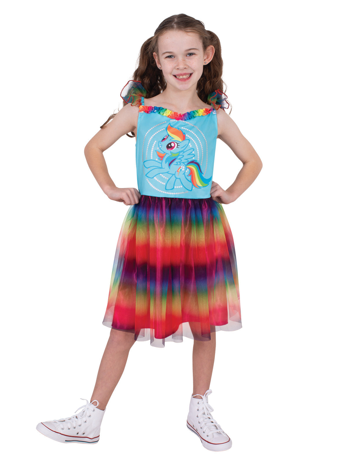 Rainbow Dash My Little Pony Costume | Colorful Tutu Dress