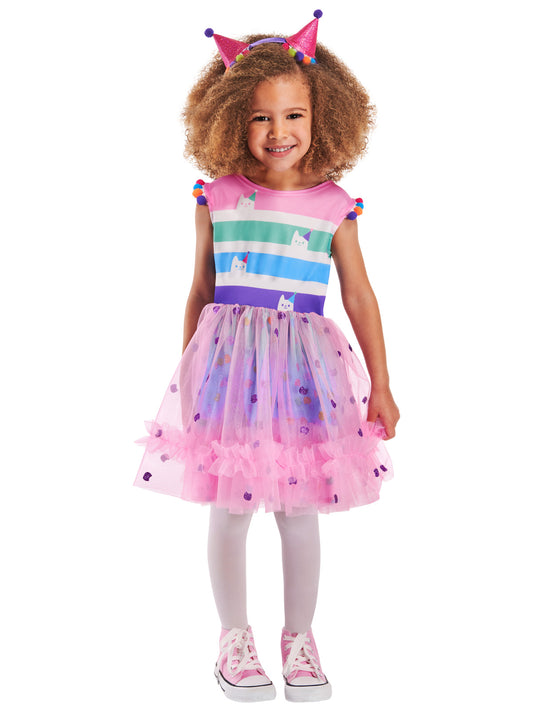 Gabby's Dollhouse Rainbow Tutu Dress | Kids Party Costume