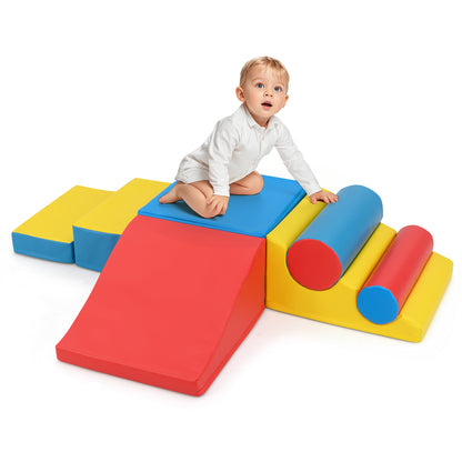 7 Piece Multicolor Foam Building Blocks | Creative Play Set