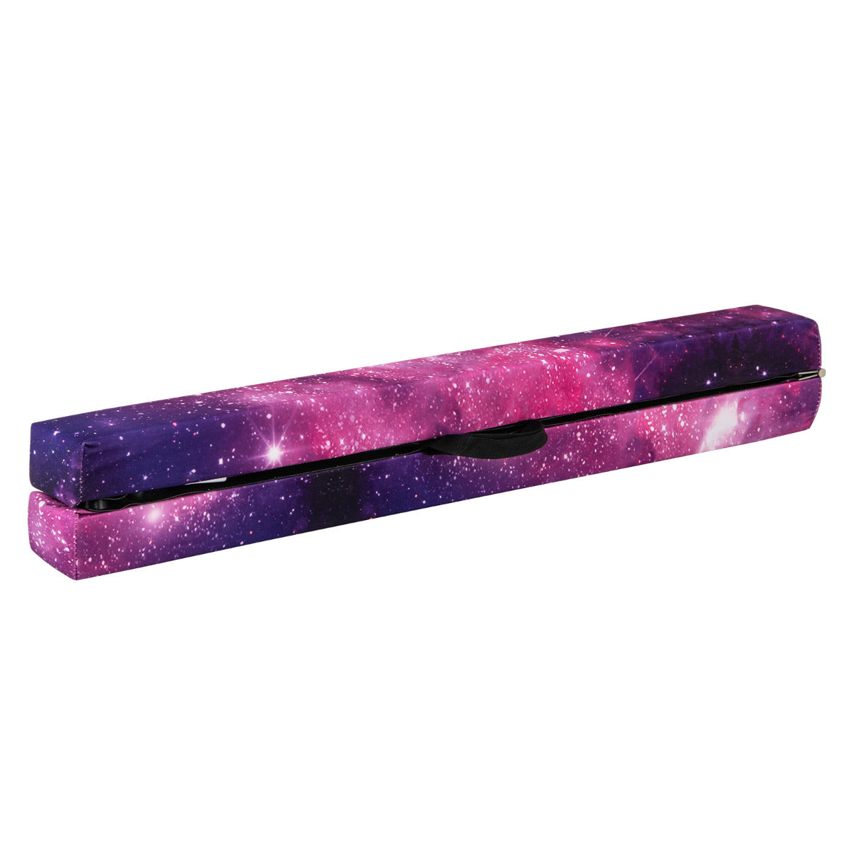 7ft Folding Balance Beam | EPE Foam Wood Base | Pink Blue Black