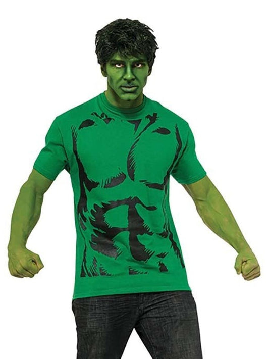 Adult Marvel Hulk Muscle T-Shirt - Official Avengers clothing, ideal for kids casual wear.