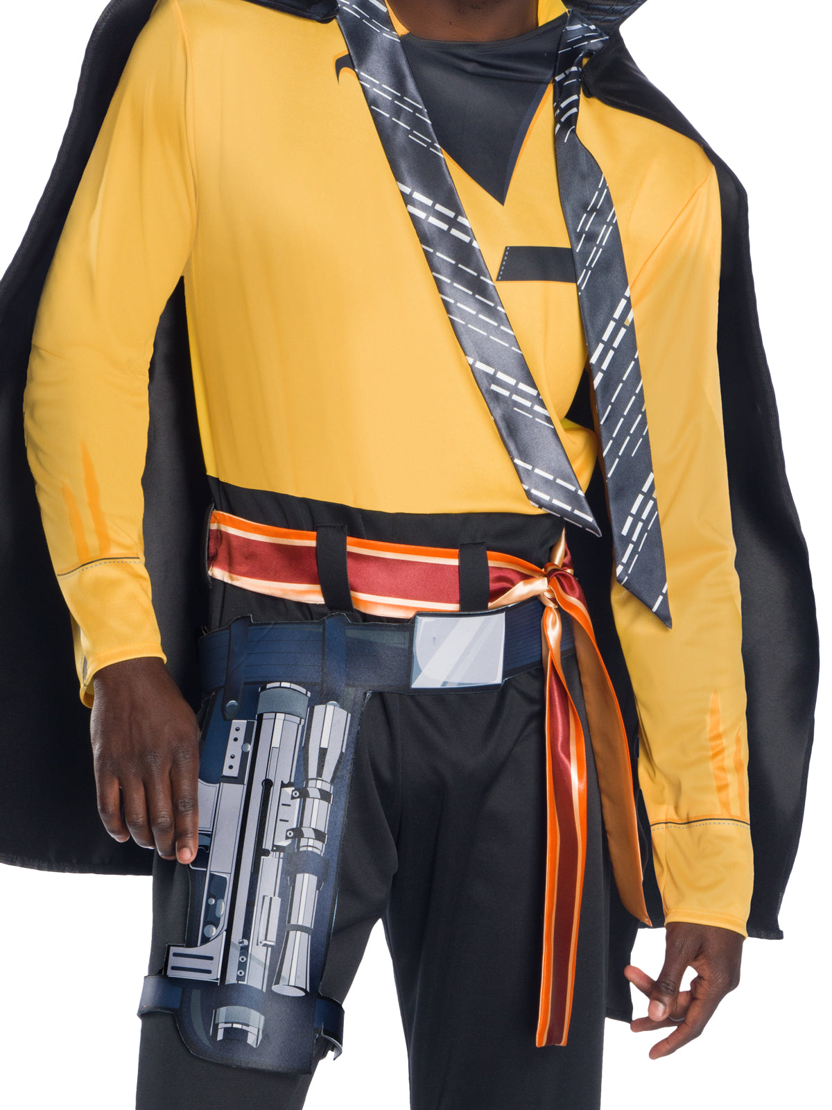 Deluxe Adult Lando Calrissian Costume - Star Wars Licensed Jumpsuit with Cape for Versatile Play