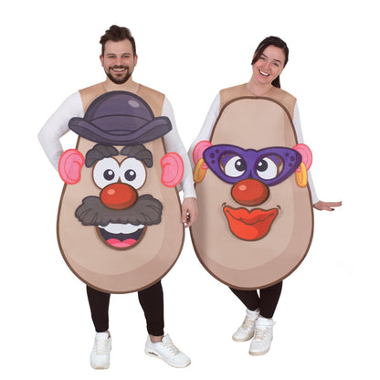 Mr Potato Head costume for adults features iconic character design, perfect for parties and cosplay events.