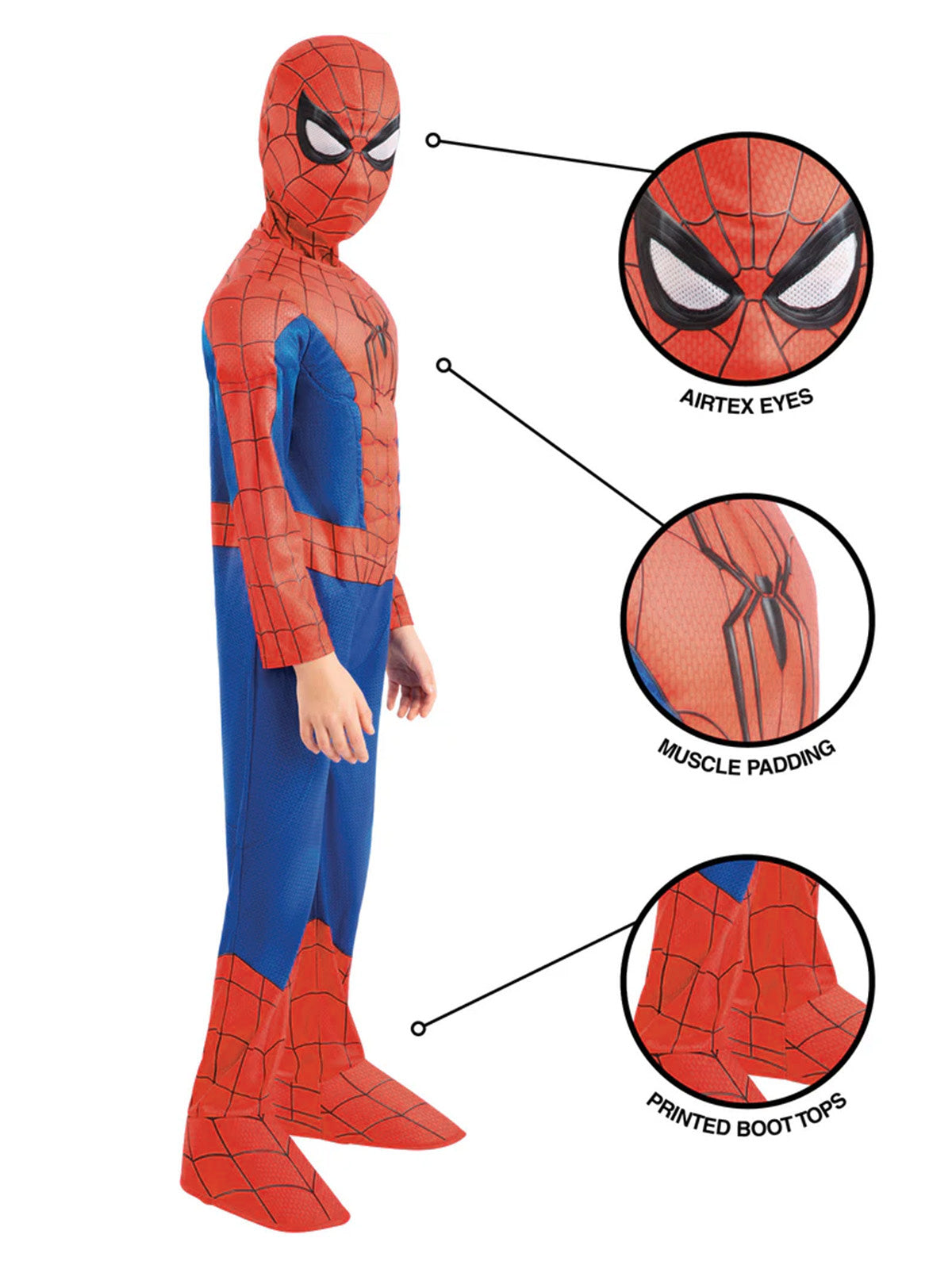 SPIDER-MAN DELUXE BRAND NEW DAY COSTUME CHILD