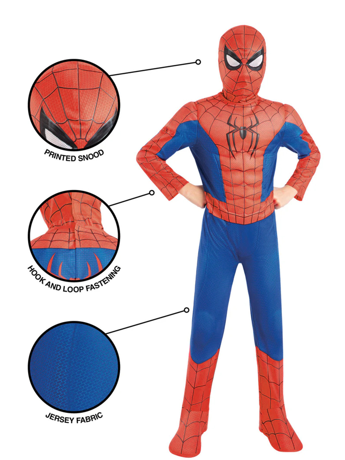 SPIDER-MAN DELUXE BRAND NEW DAY COSTUME CHILD