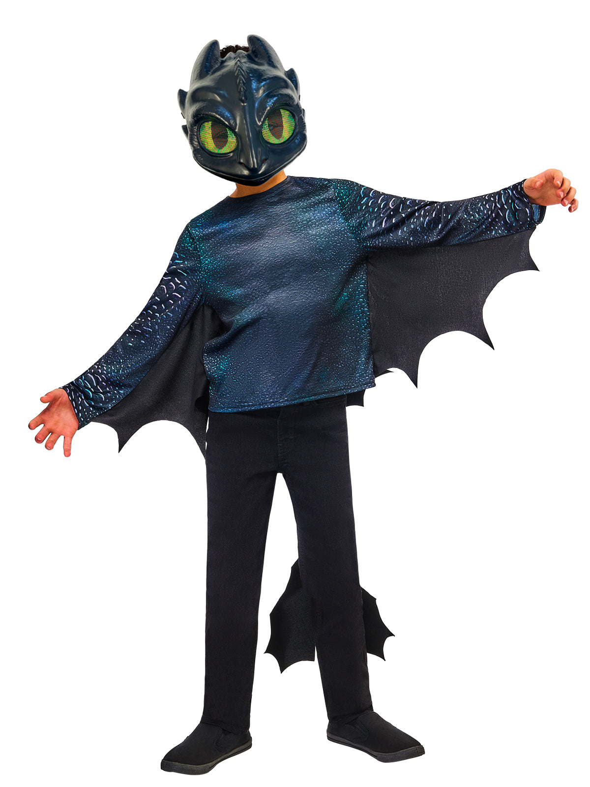 TOOTHLESS NIGHT FURY COSTUME CHILD