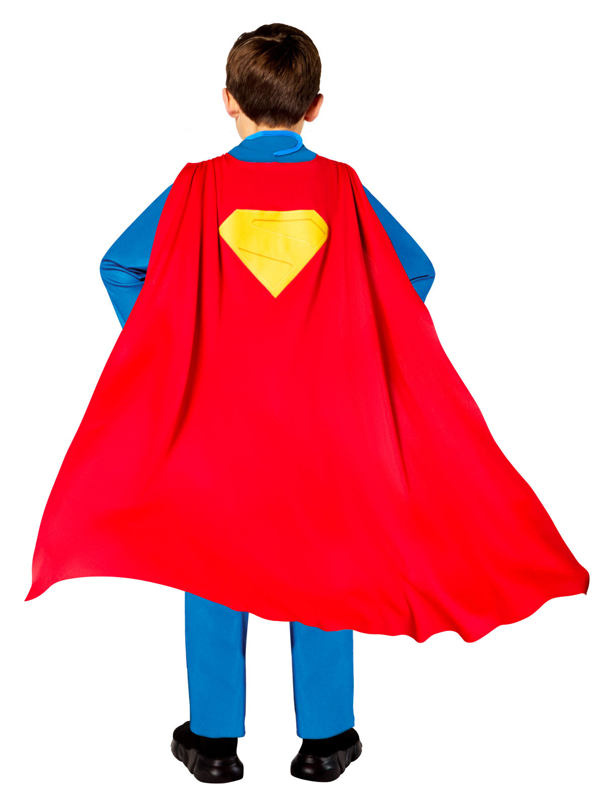 Superman Red & Blue Jumpsuit Costume with Detachable Cape | Kids