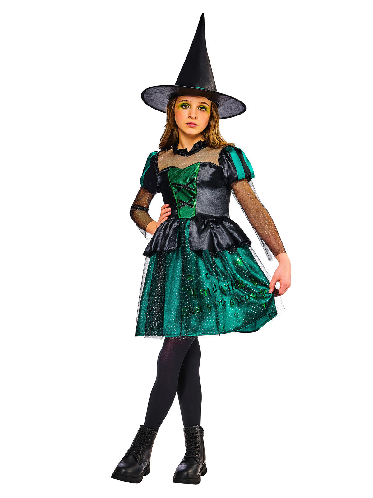 Wicked Witch Oz Costume Black Green Dress Hat | Kids Kids Mega Mart Wicked Witch Oz Costume Black Green Dress Hat | Kids Kids Mega Mart
