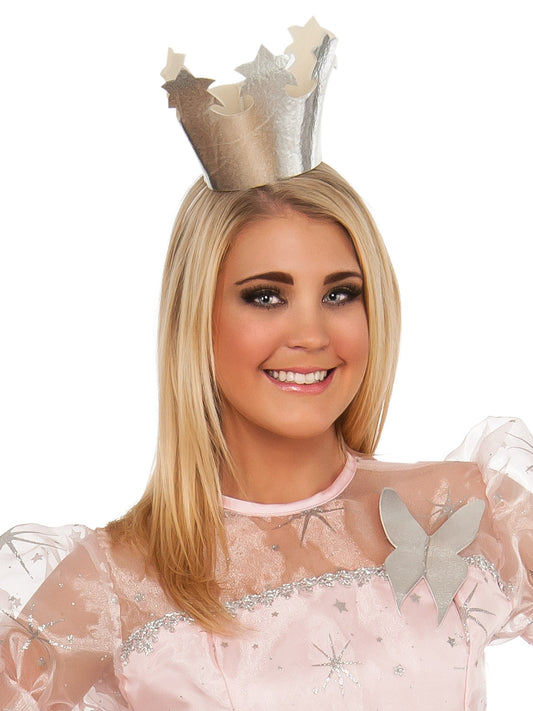 Glinda Good Witch Costume for Teens inspired by Wizard of Oz, perfect for playtime fun.
