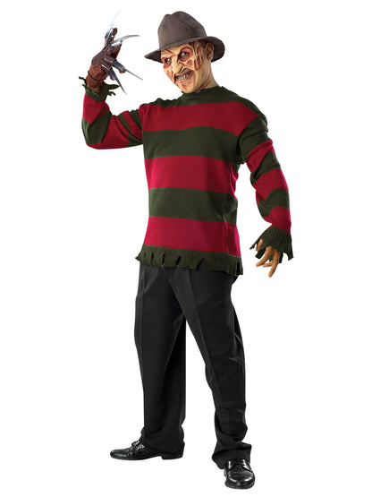 Halloween Freddy Krueger Striped Sweater for Kids Costume - Nightmare on Elm Street Theme