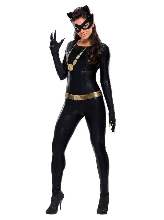 DC Comics Catwoman Costume for Adults | Collectors Edition | Perfect for Halloween and dress-up.