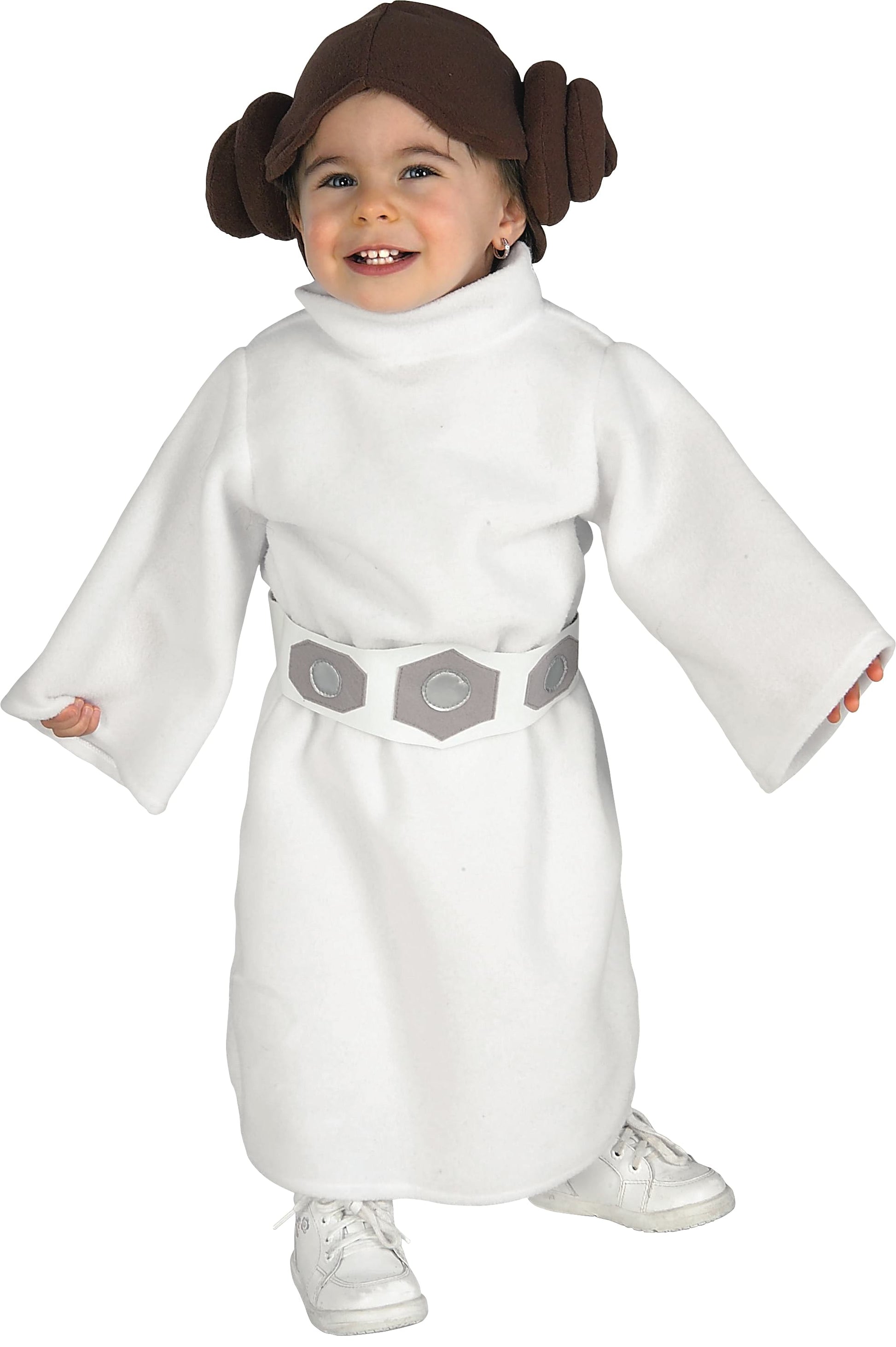 Princess Leia kids costume with wig, Star Wars official licensed, ideal for imaginative play