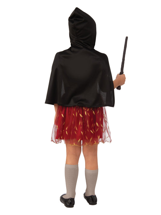 Kids Gryffindor costume tutu dress inspired by Harry Potter for magical home playtime.