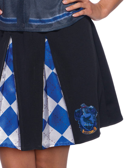 Ravenclaw House skirt with iconic crest for teens and adults, perfect for Harry Potter fans