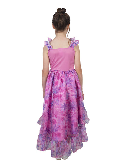 Kids Birthday Barbie High-Low Dress Costume - Mattel Licensed, perfect for dress-up playtime.