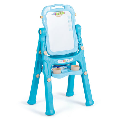 Green Kids Art Easel | 4-in-1 Height Adjustable With 22 Accessories