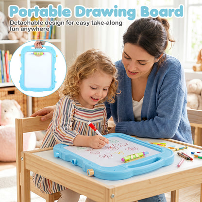 Green Kids Art Easel | 4-in-1 Height Adjustable With 22 Accessories