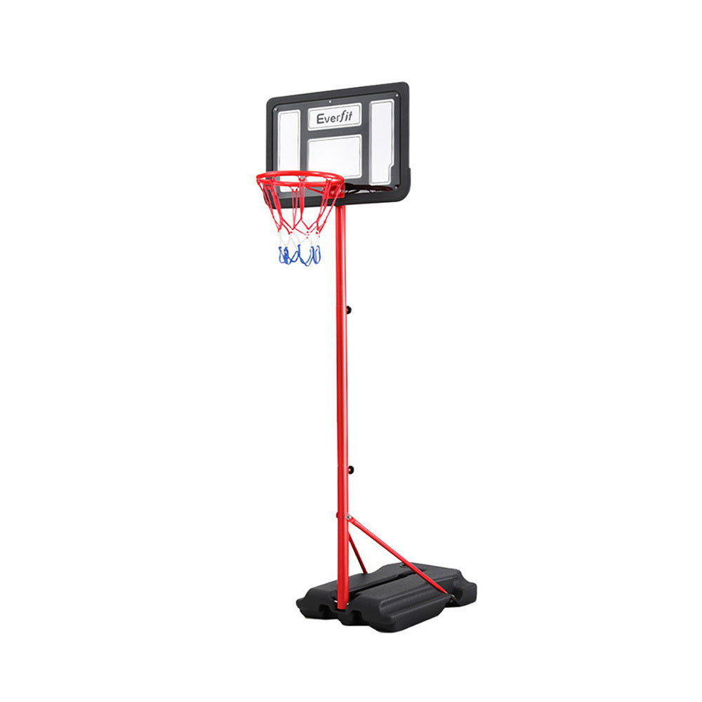 Adjustable kids basketball hoop stand (1.6M) for home play, promoting active fun for children.