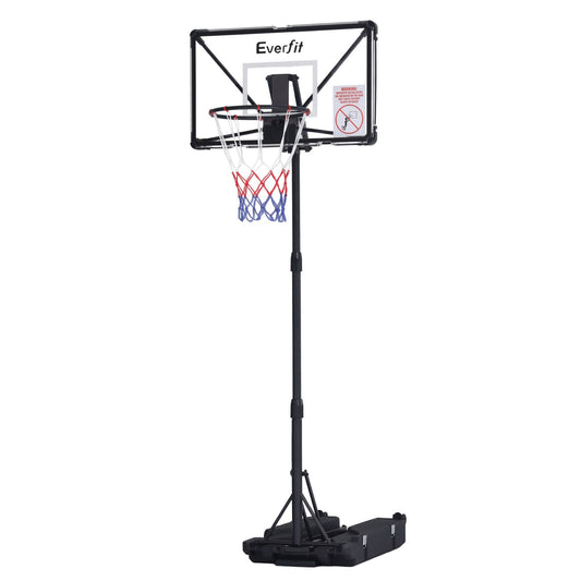 Everfit Foldable Portable Basketball Hoop System Adjustable Full Stand 2.07m