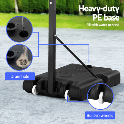 Everfit Portable Basketball Hoop Stand for Kids - Adjustable height for indoor/outdoor play.