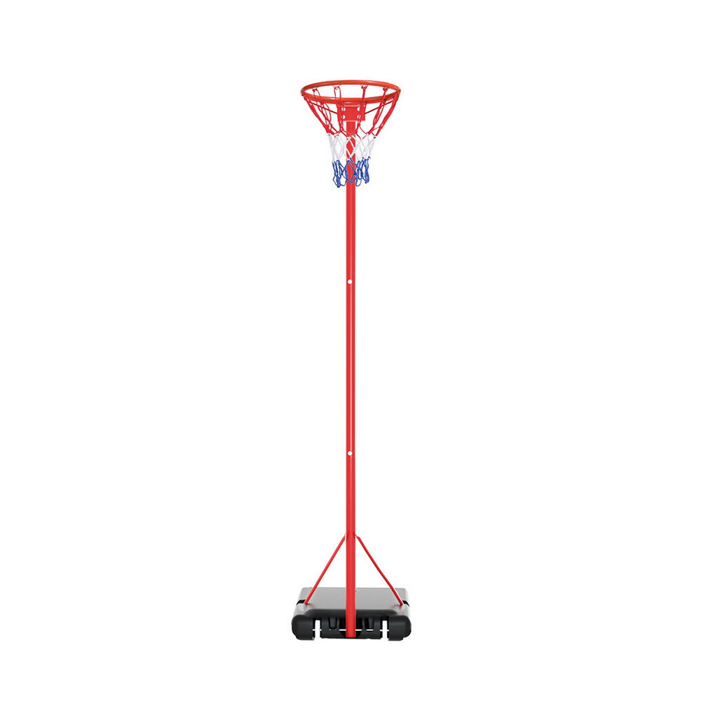 Everfit adjustable netball hoop stand for kids & adults, perfect for home backyard play.